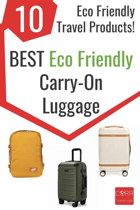 eco friendly carry on luggage.